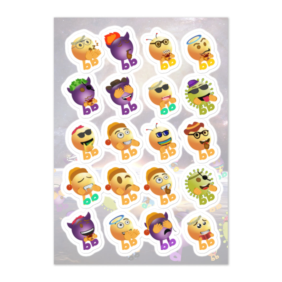 Megabb Buddy Stickers - Emojibb