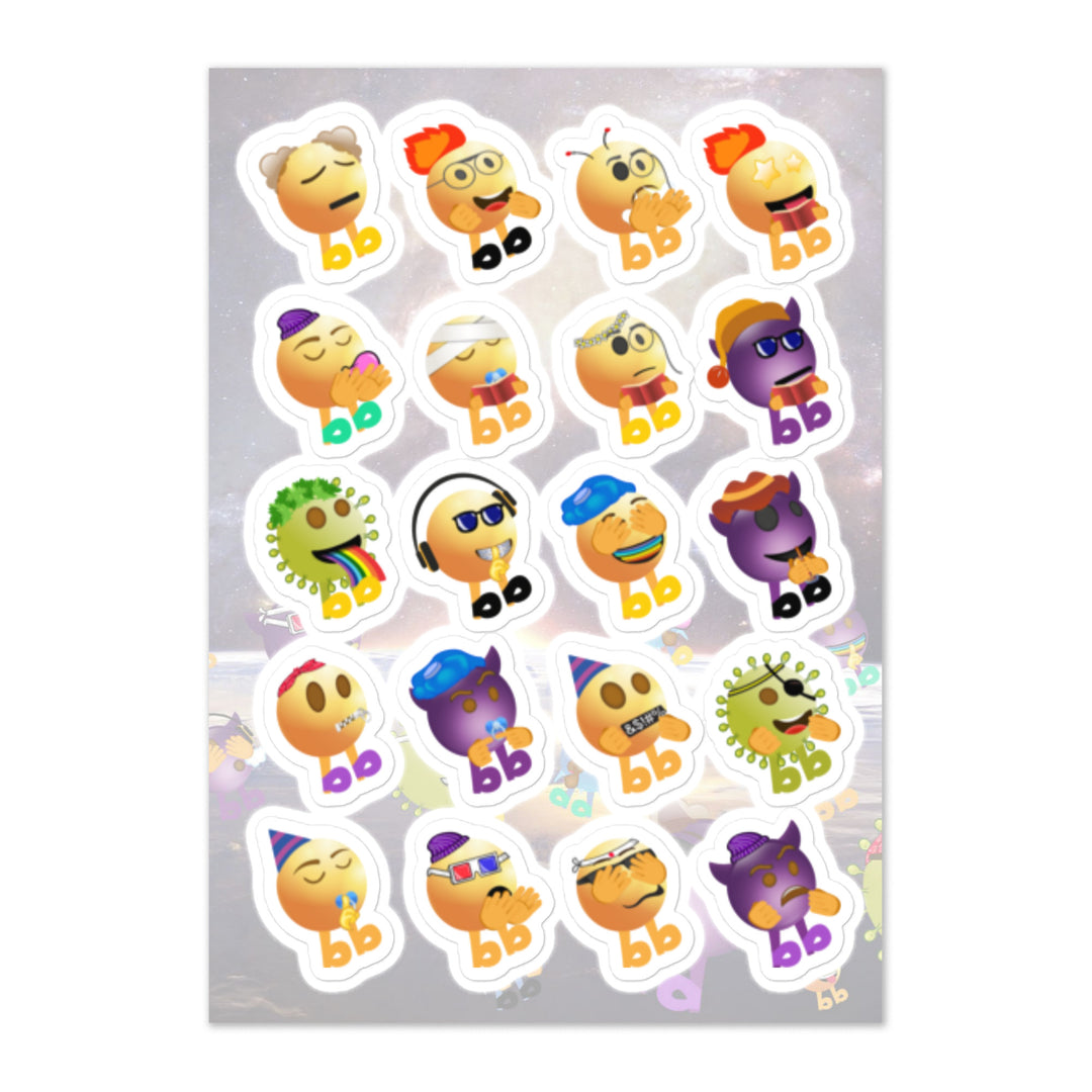 Megabb Buddy Stickers - Emojibb
