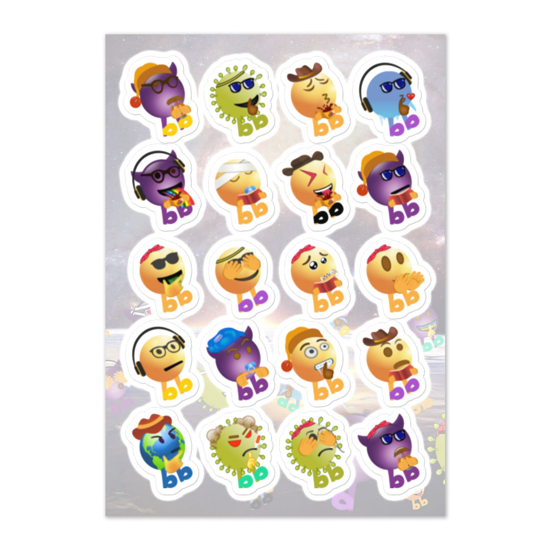 Megabb Buddy Stickers - Emojibb