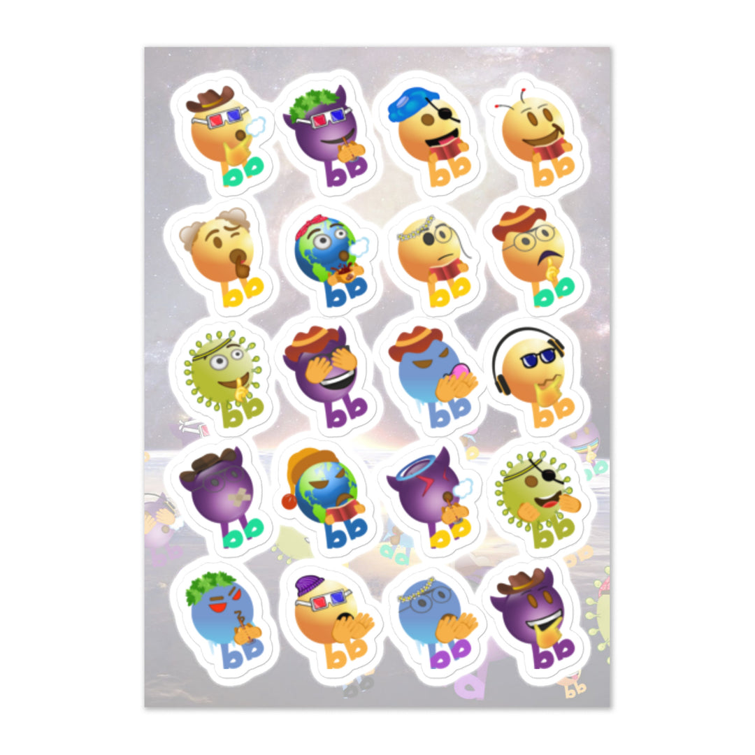 Megabb Buddy Stickers - Emojibb