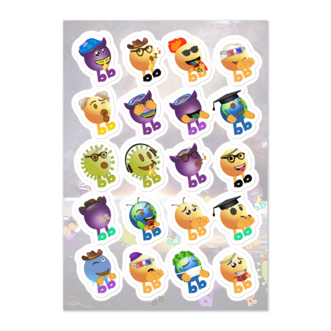 Megabb Buddy Stickers - Emojibb