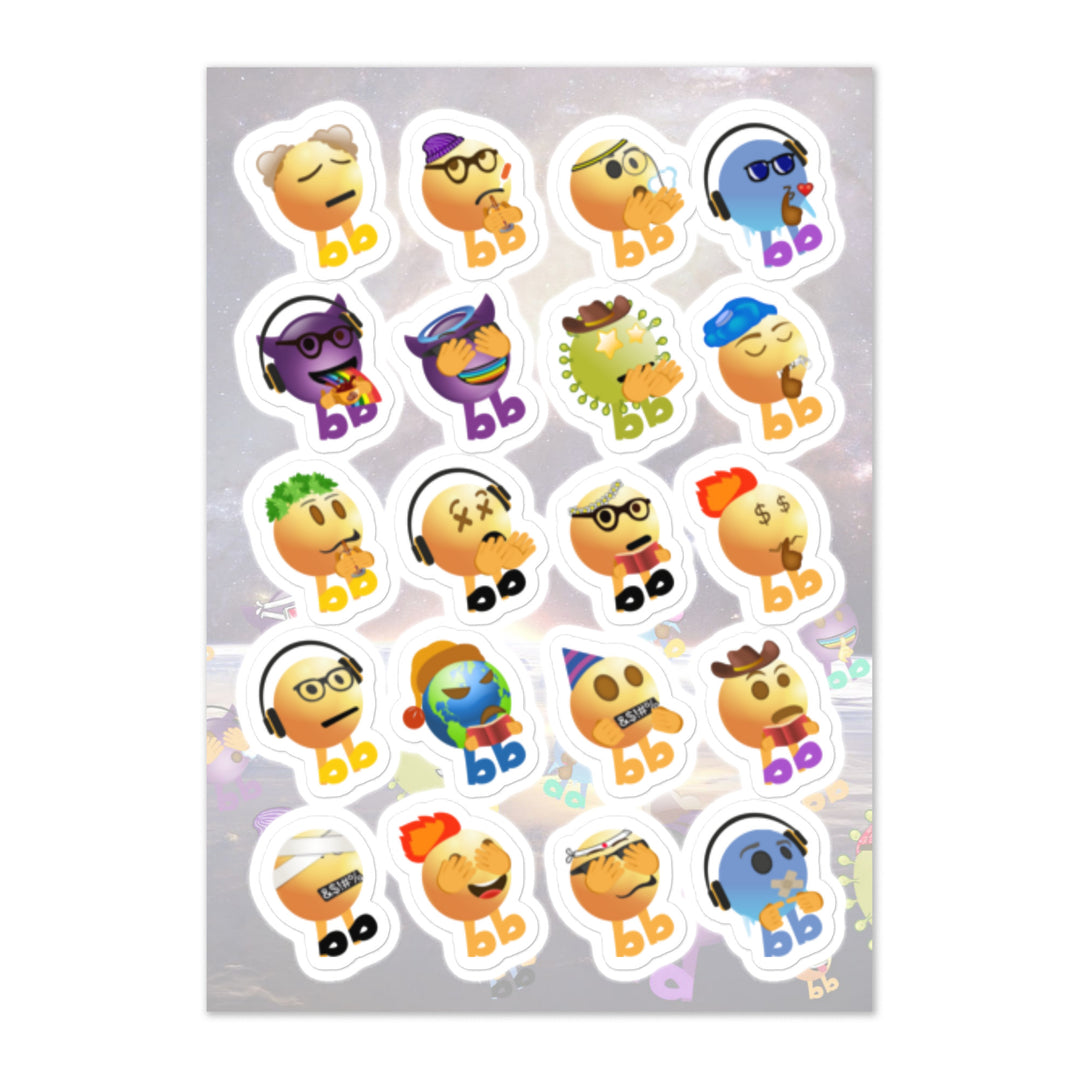 Megabb Buddy Stickers - Emojibb