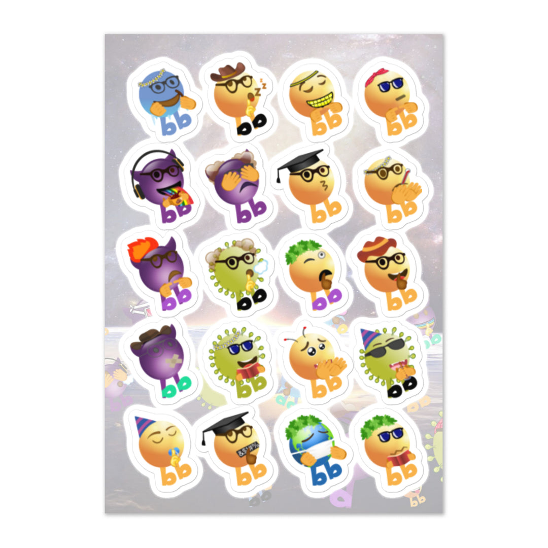 Megabb Buddy Stickers - Emojibb