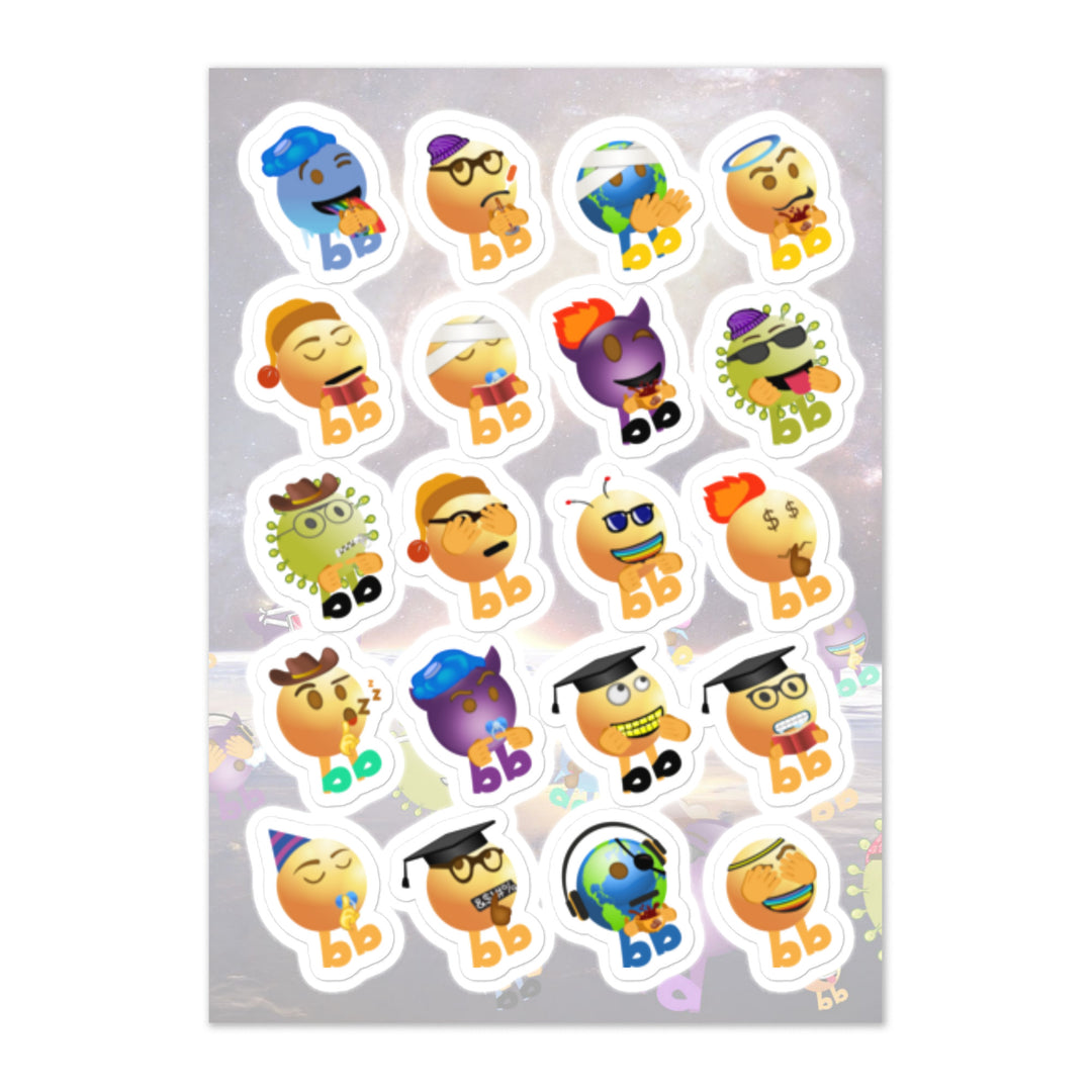 Megabb Buddy Stickers - Emojibb