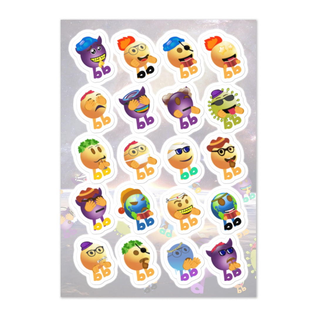 Megabb Buddy Stickers - Emojibb