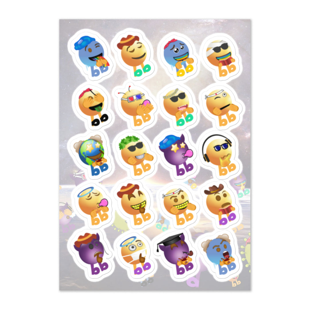 Megabb Buddy Stickers - Emojibb