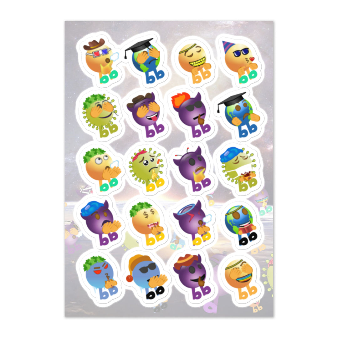 Megabb Buddy Stickers - Emojibb