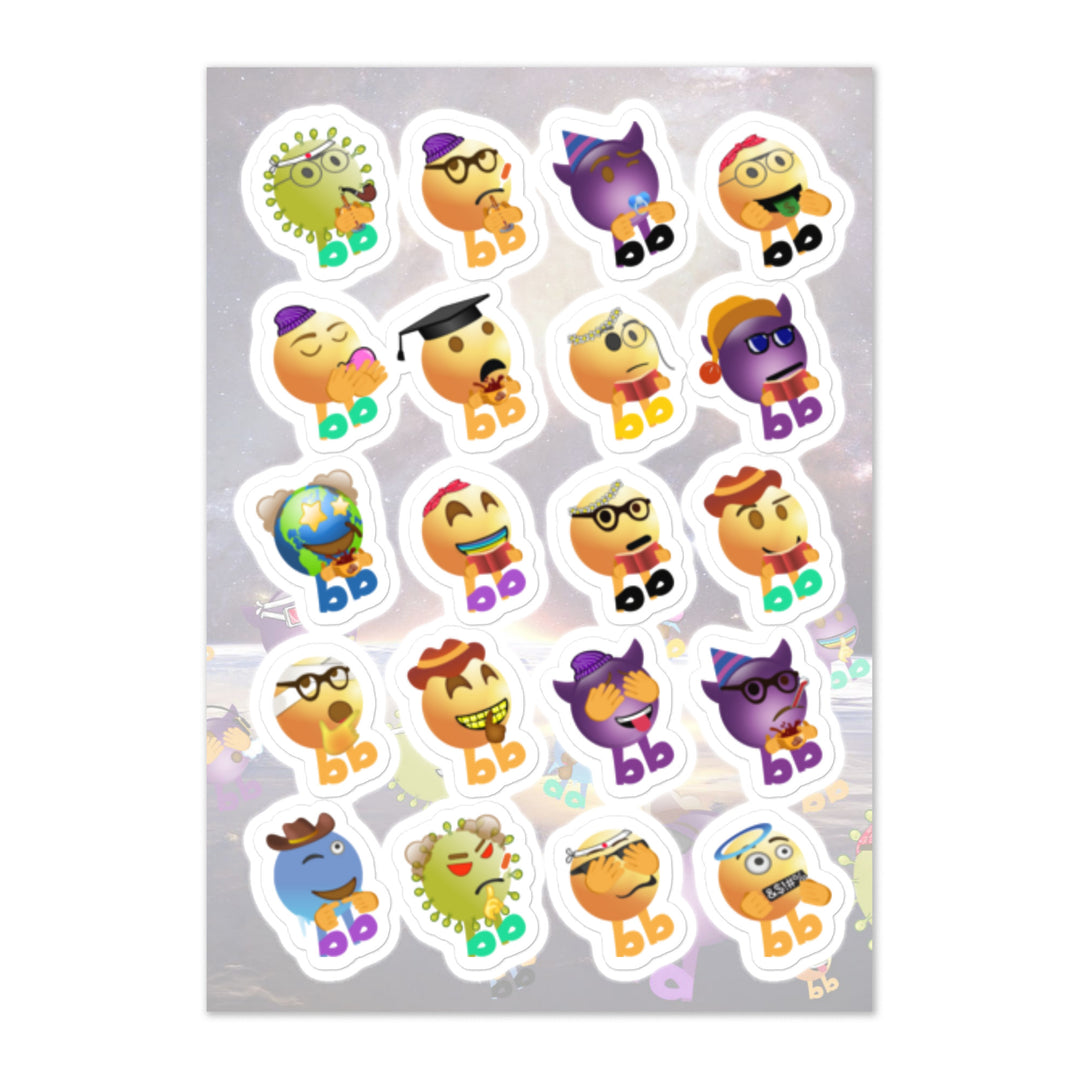 Megabb Buddy Stickers - Emojibb