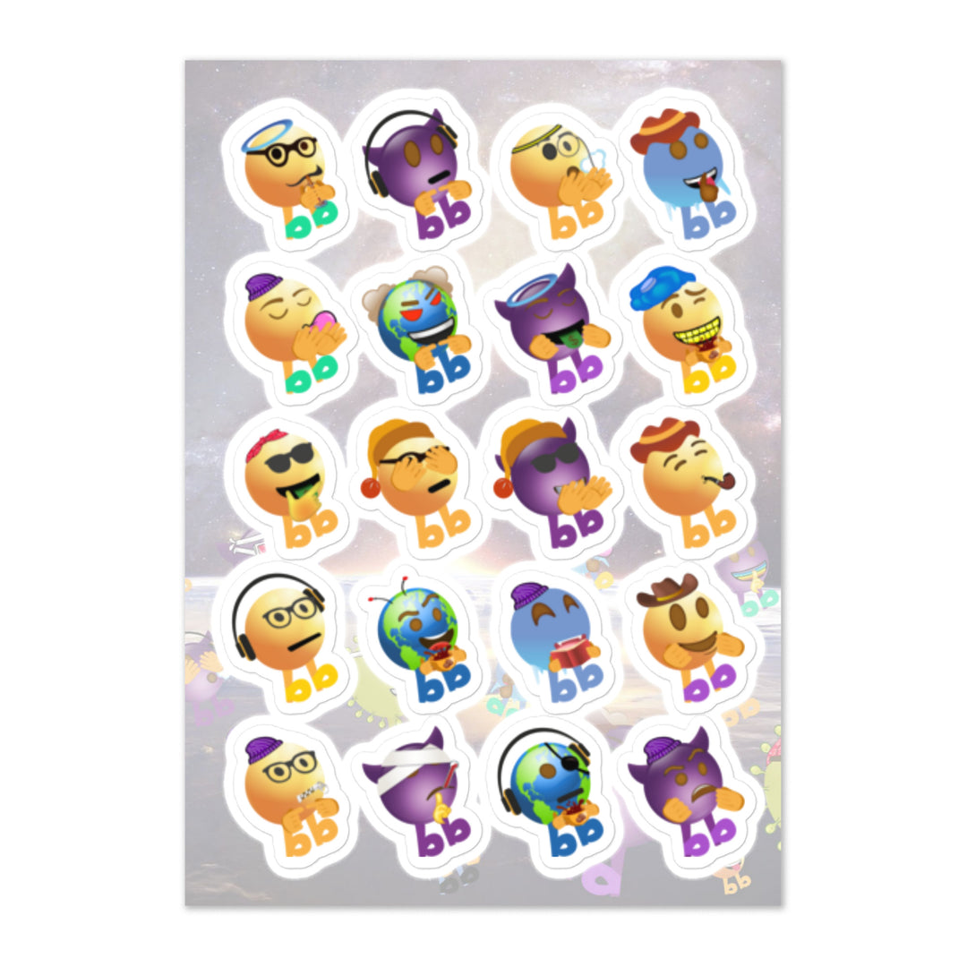 Megabb Buddy Stickers - Emojibb