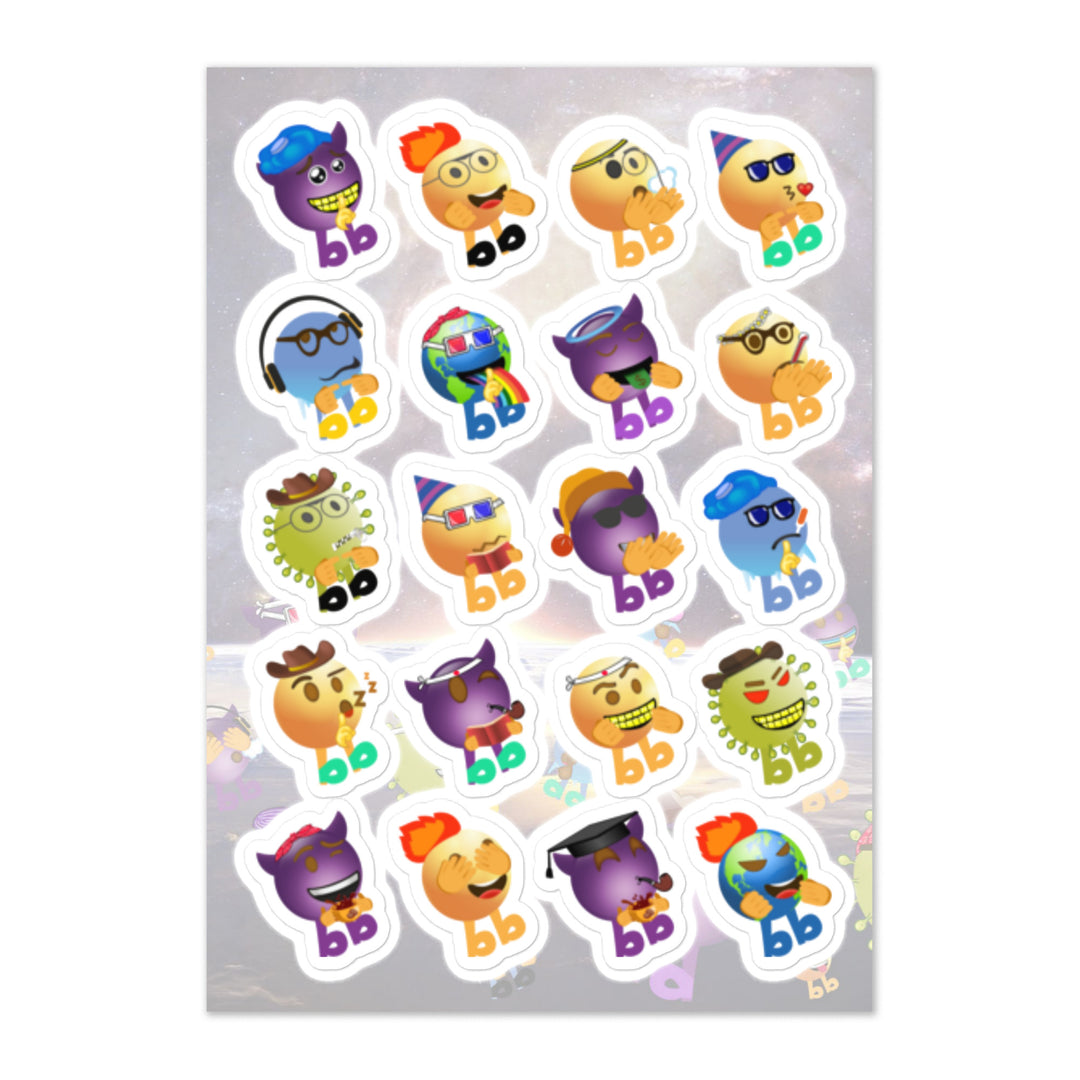 Megabb Buddy Stickers - Emojibb