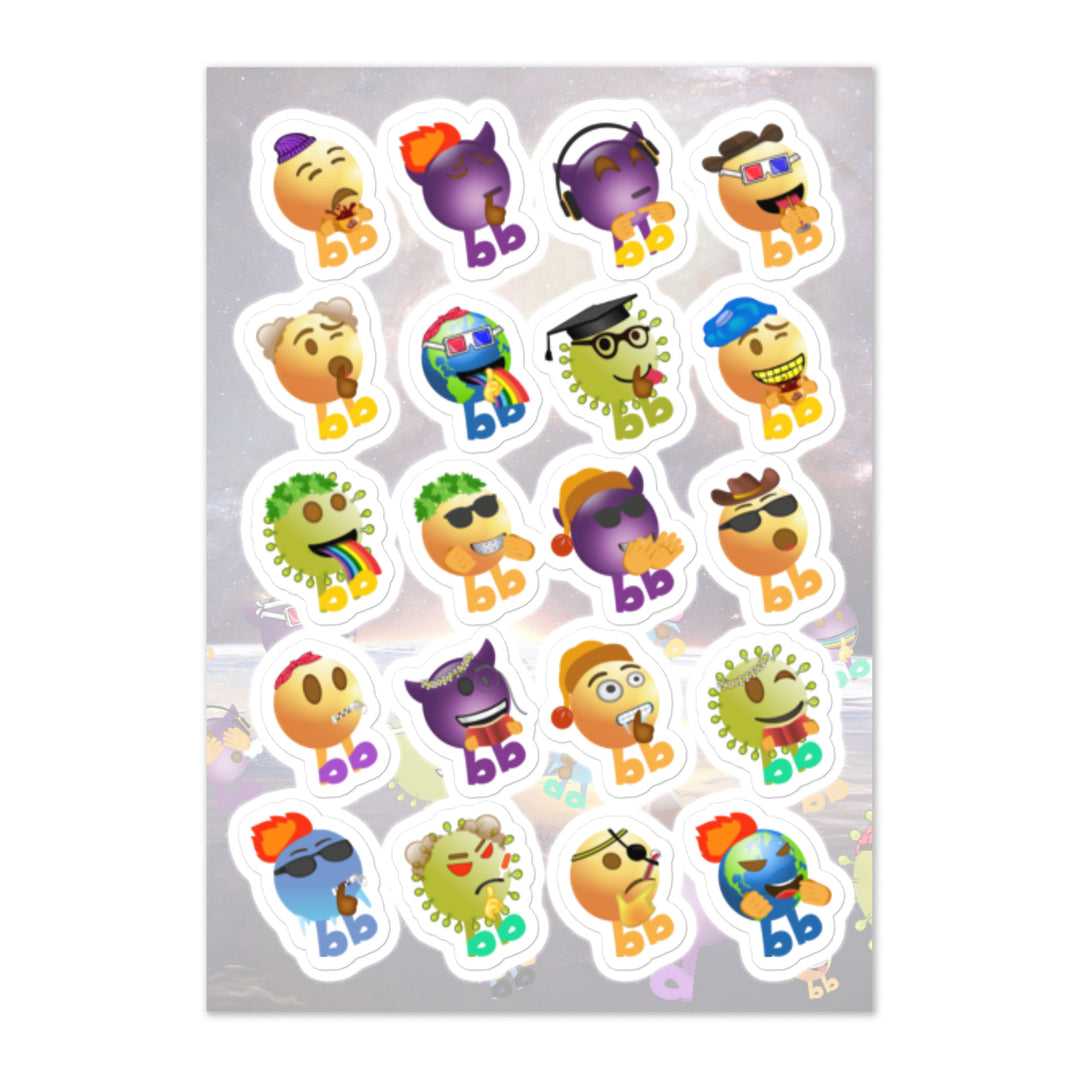 Megabb Buddy Stickers - Emojibb