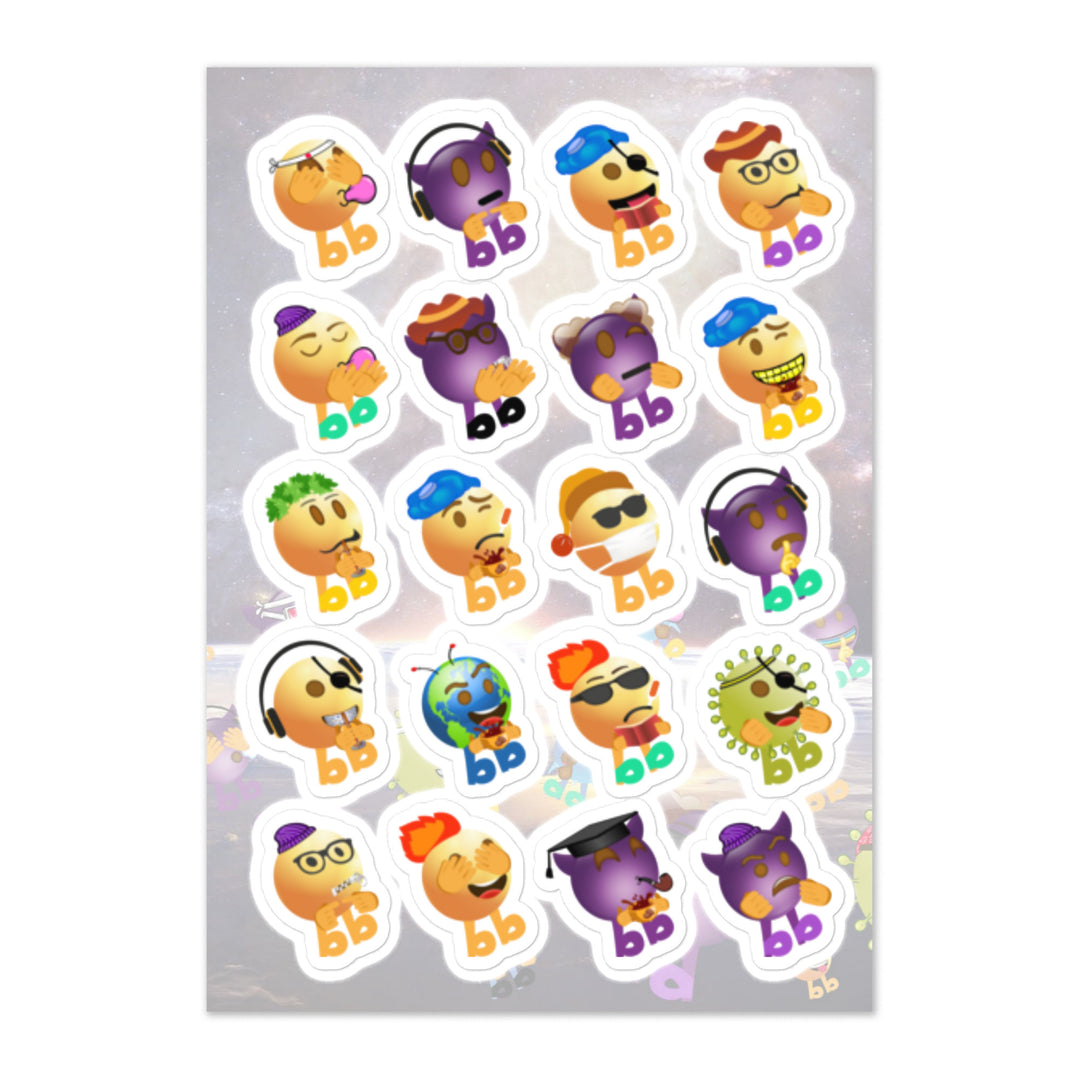 Megabb Buddy Stickers - Emojibb