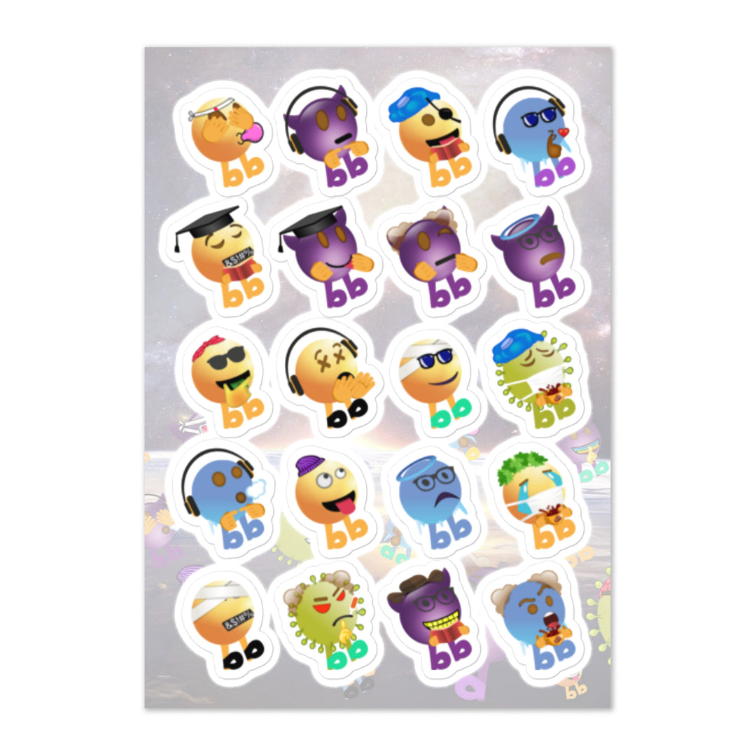 Megabb Buddy Stickers - Emojibb