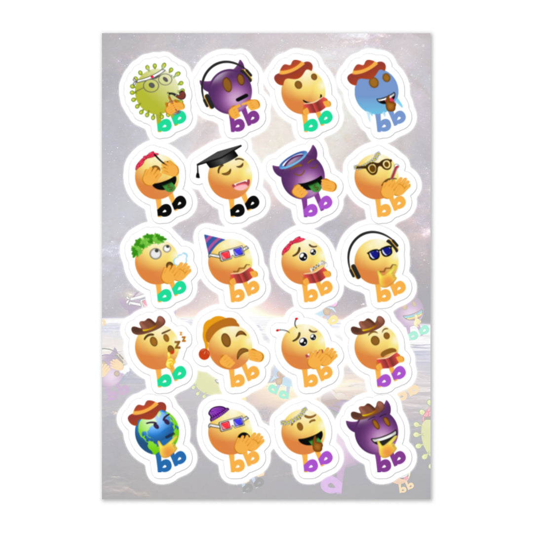 Megabb Buddy Stickers - Emojibb