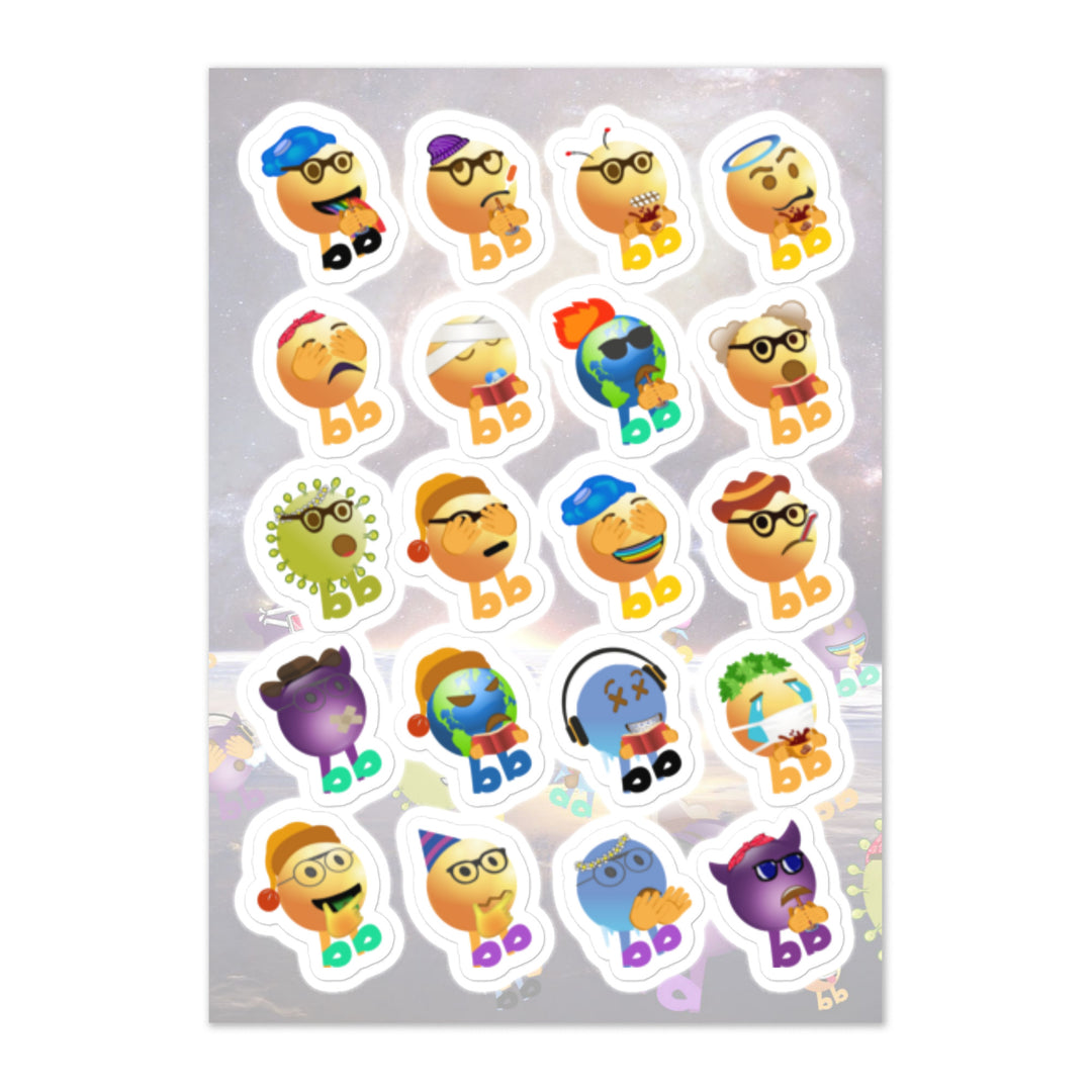 Megabb Buddy Stickers - Emojibb