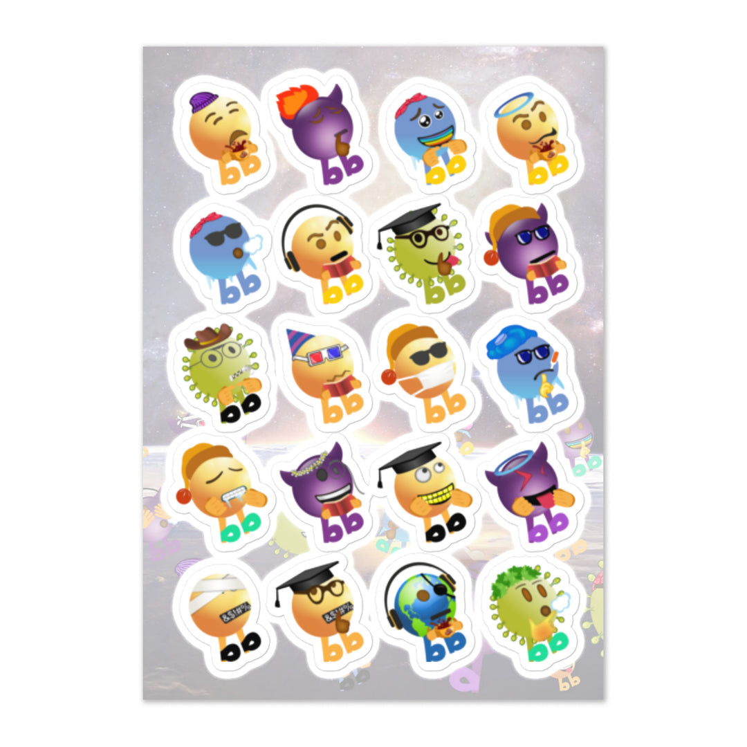 Megabb Buddy Stickers - Emojibb