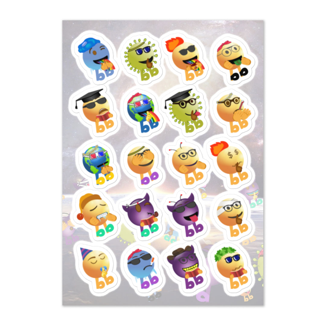 Megabb Buddy Stickers - Emojibb