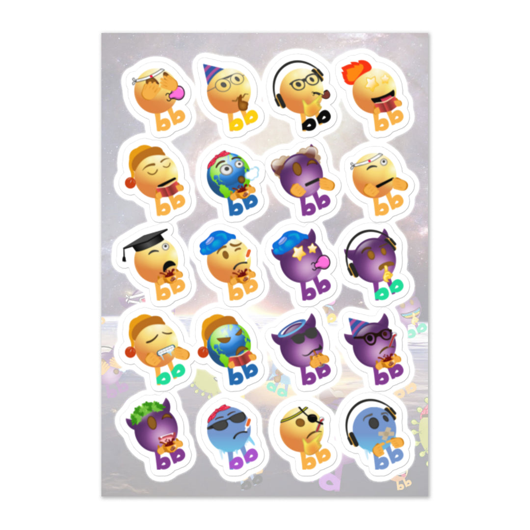 Megabb Buddy Stickers - Emojibb