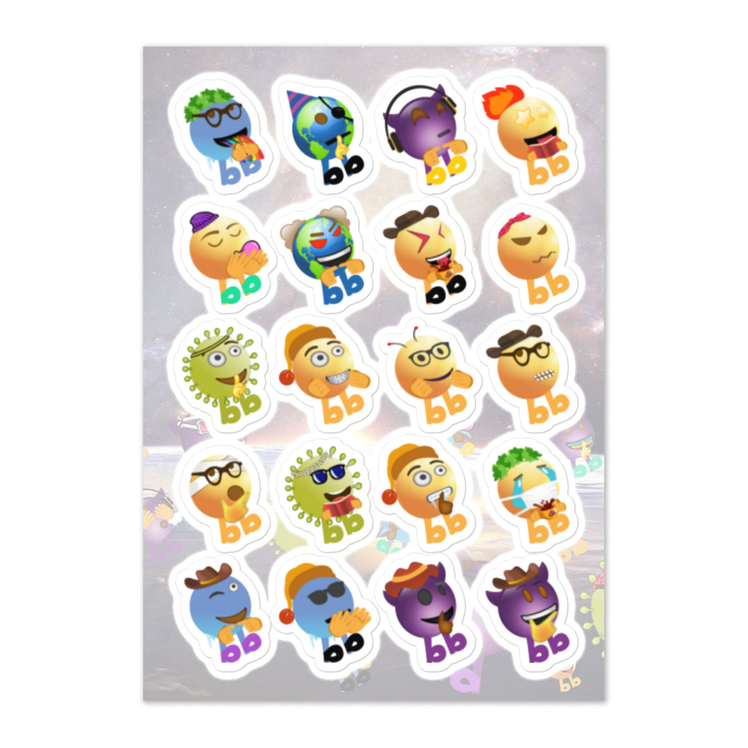 Megabb Buddy Stickers - Emojibb