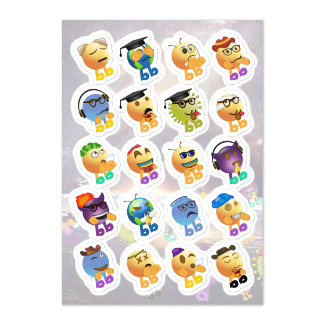 Megabb Buddy Stickers - Emojibb