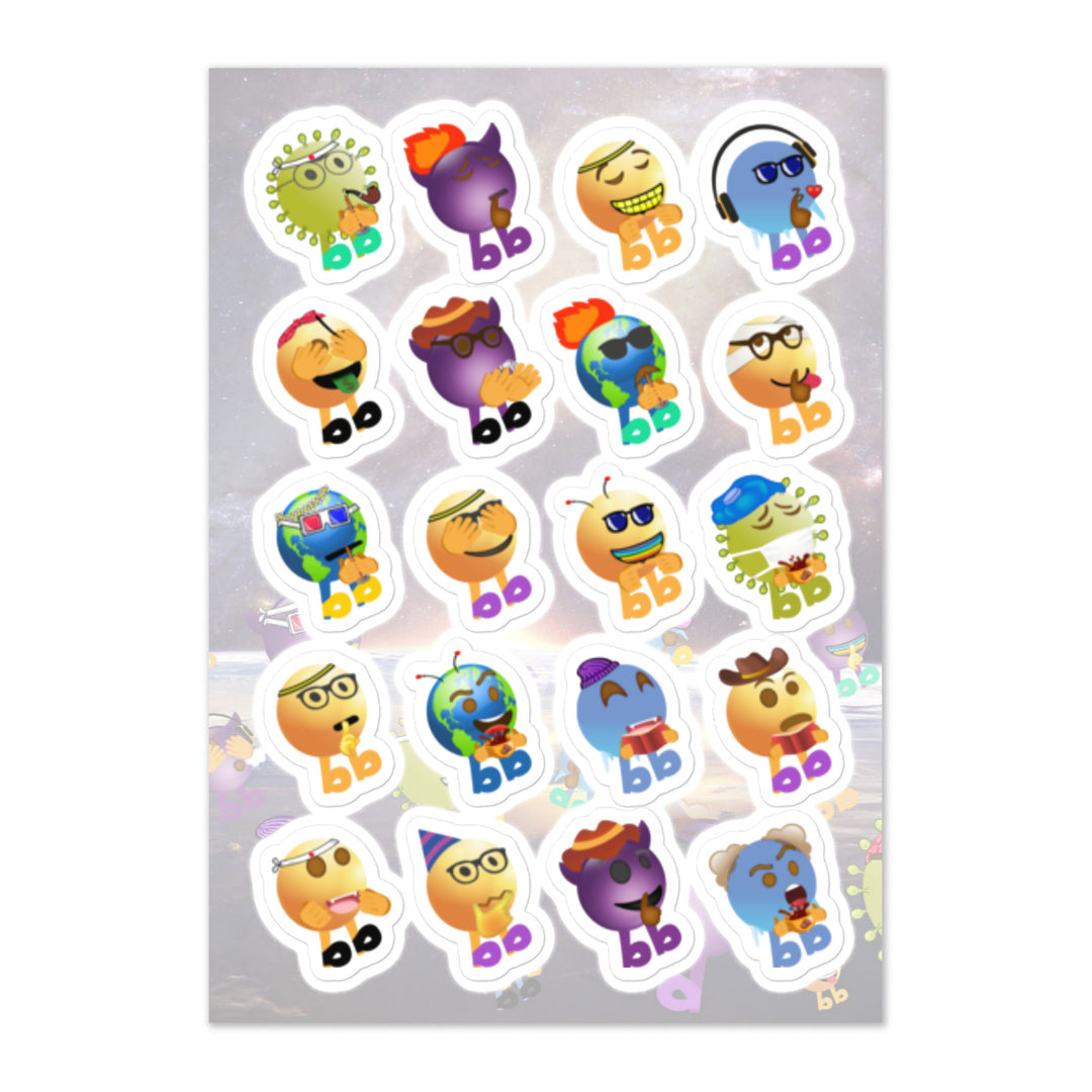 Megabb Buddy Stickers - Emojibb