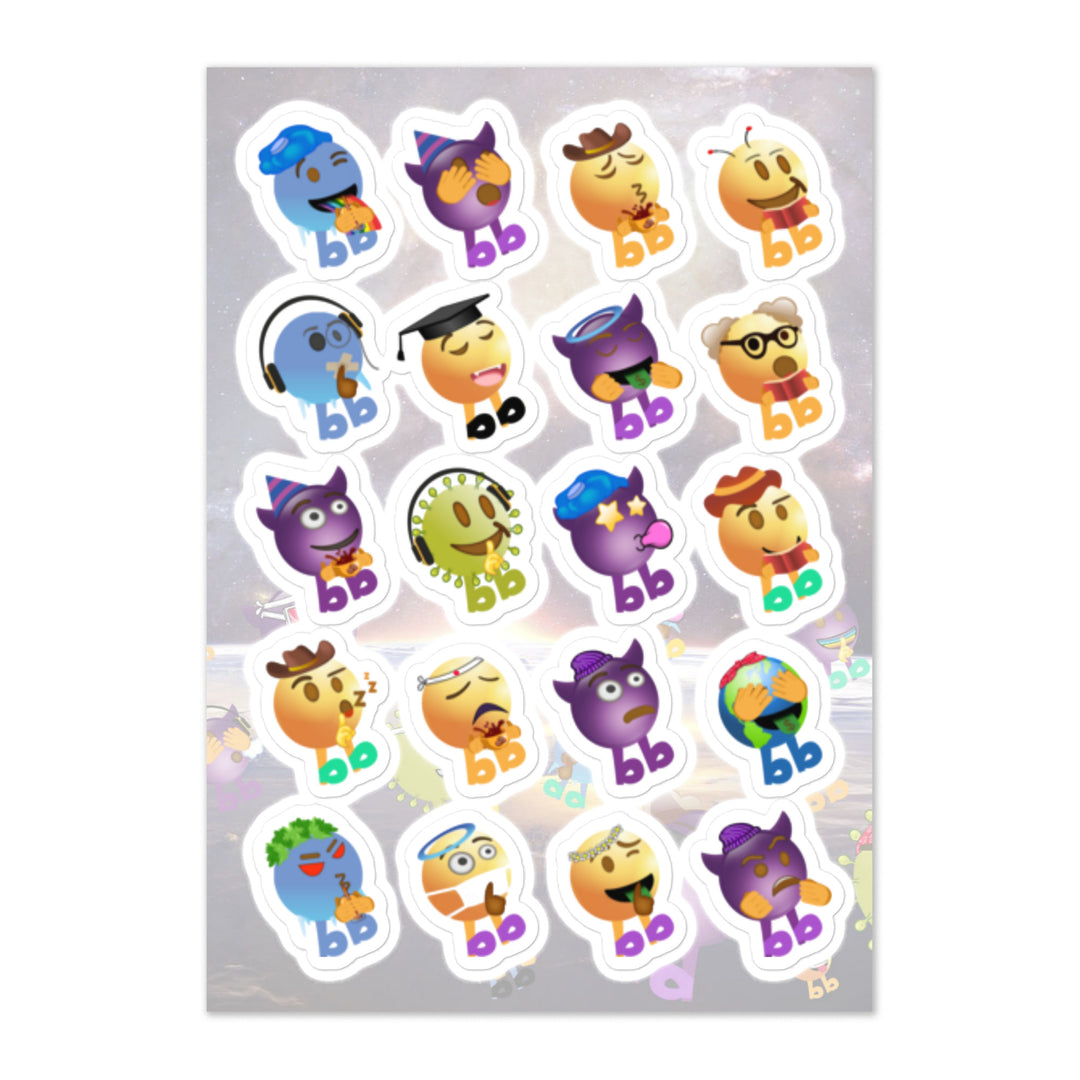 Megabb Buddy Stickers - Emojibb