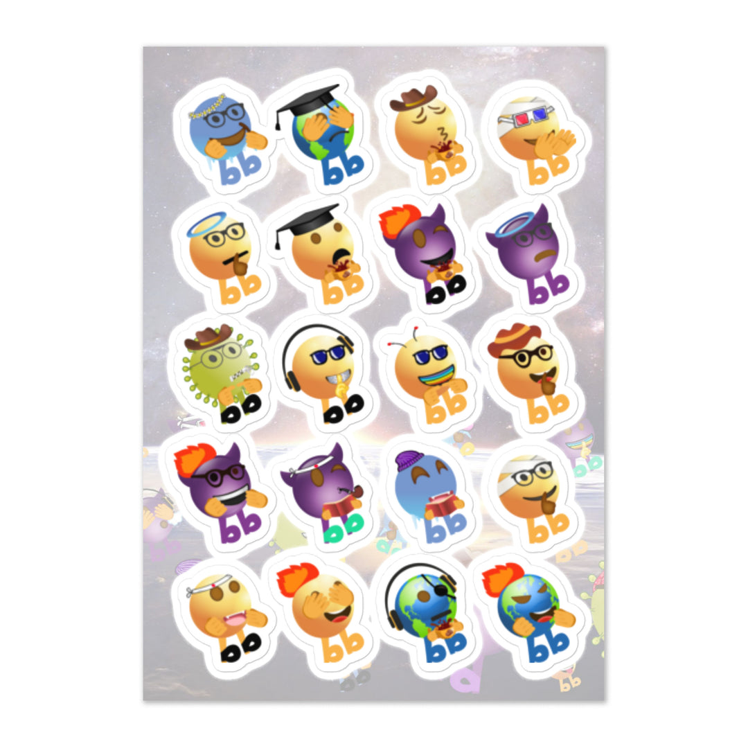 Megabb Buddy Stickers - Emojibb