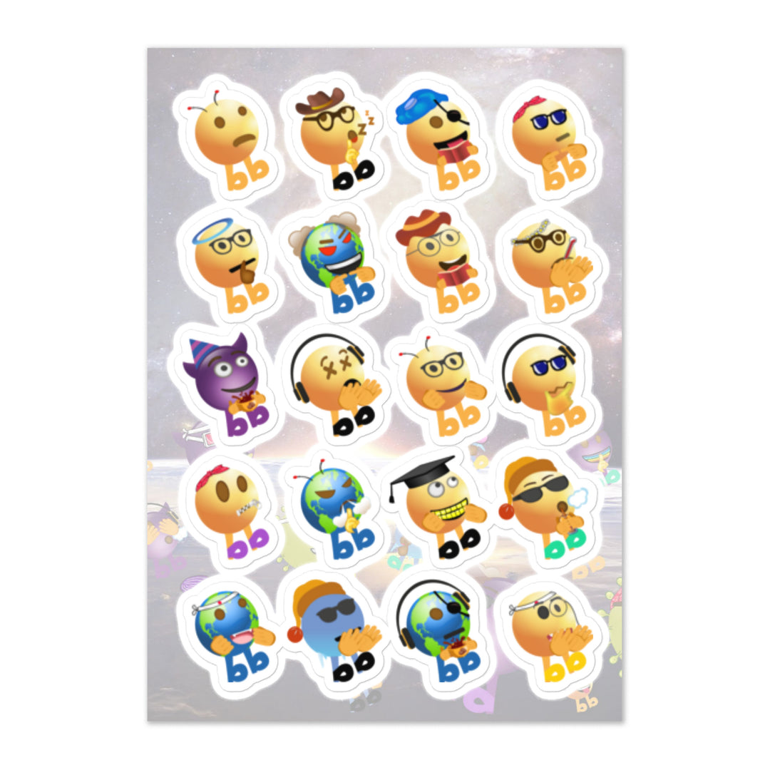 Megabb Buddy Stickers - Emojibb