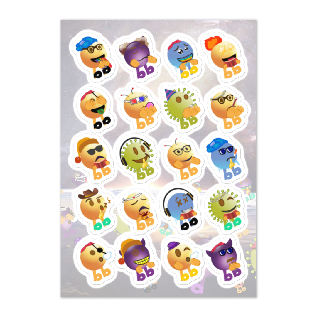 Megabb Buddy Stickers - Emojibb