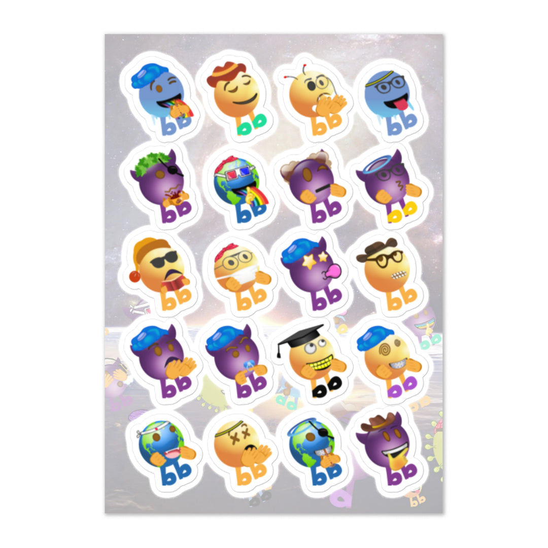 Megabb Buddy Stickers - Emojibb