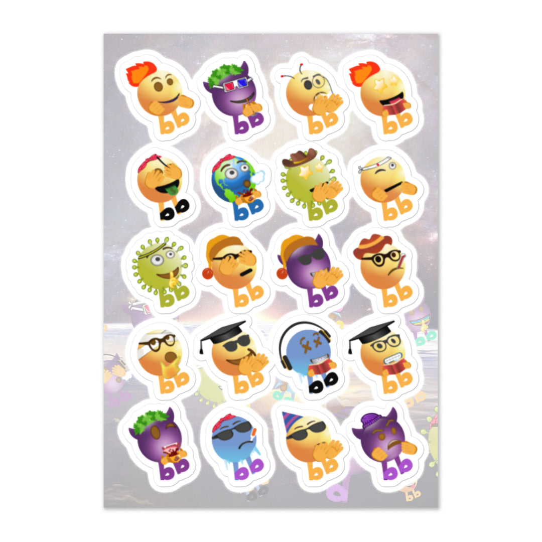 Megabb Buddy Stickers - Emojibb