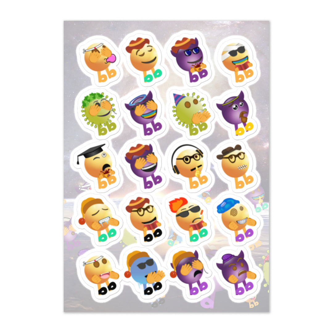 Megabb Buddy Stickers - Emojibb