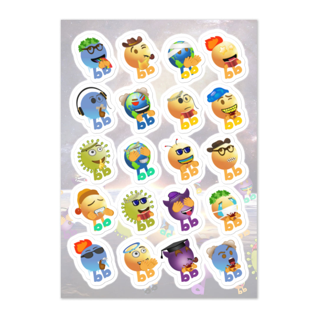 Megabb Buddy Stickers - Emojibb