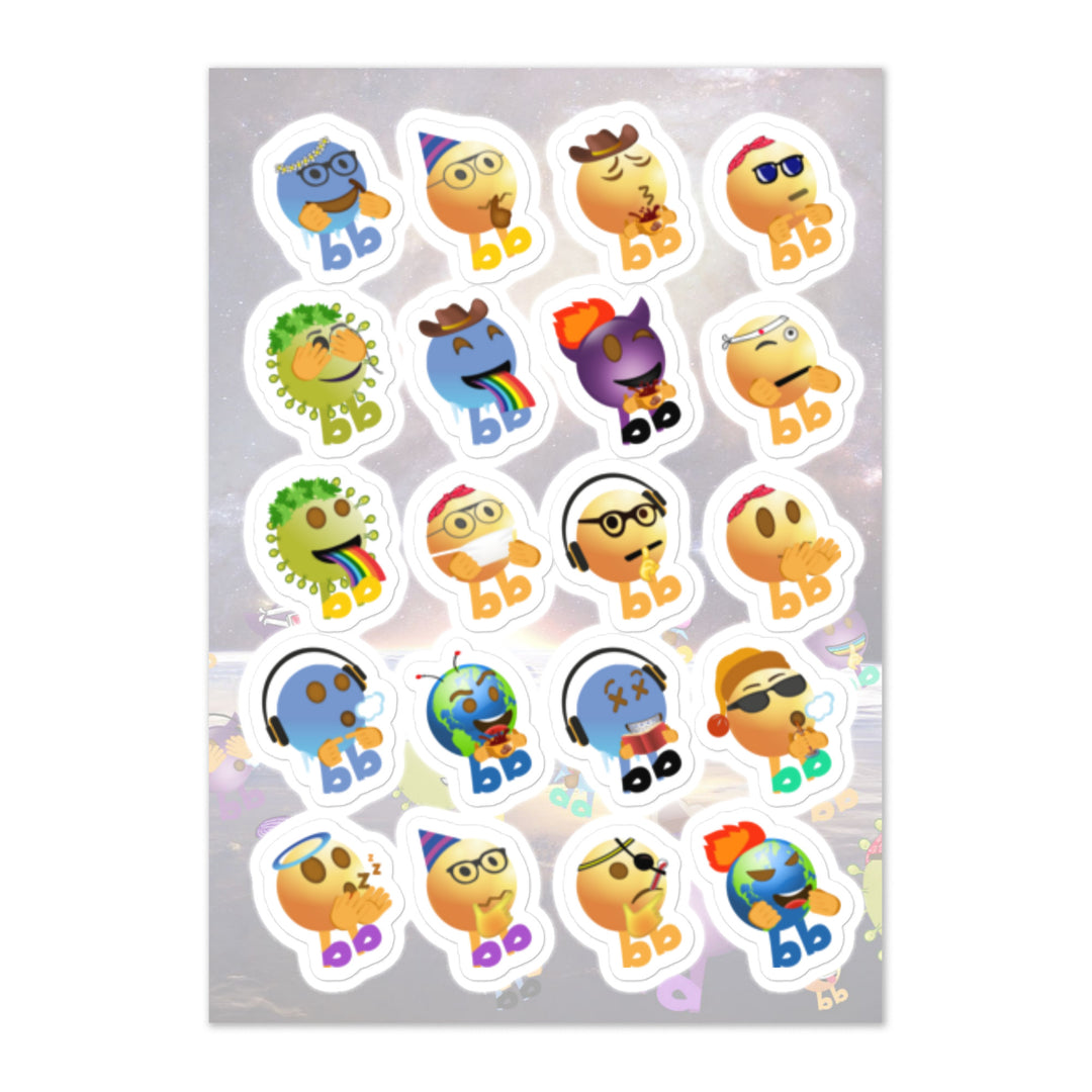 Megabb Buddy Stickers - Emojibb