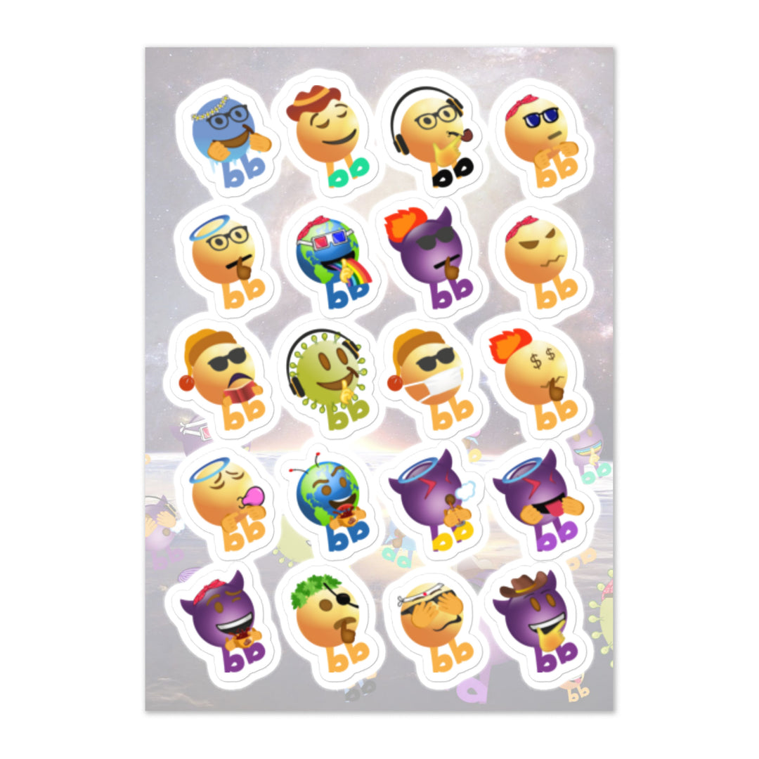 Megabb Buddy Stickers - Emojibb