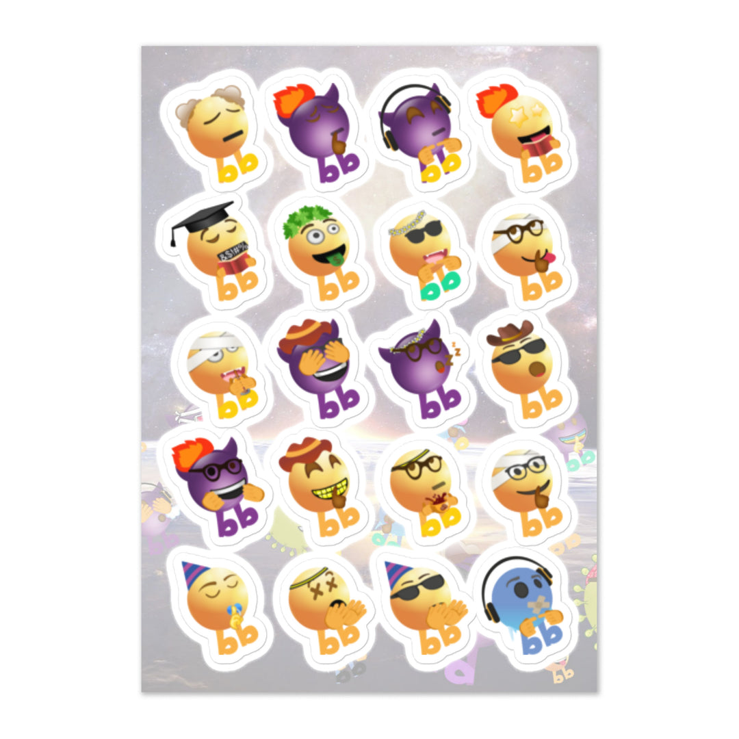 Megabb Buddy Stickers - Emojibb