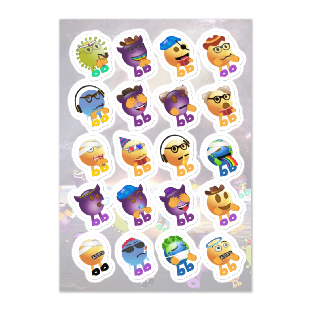 Megabb Buddy Stickers - Emojibb