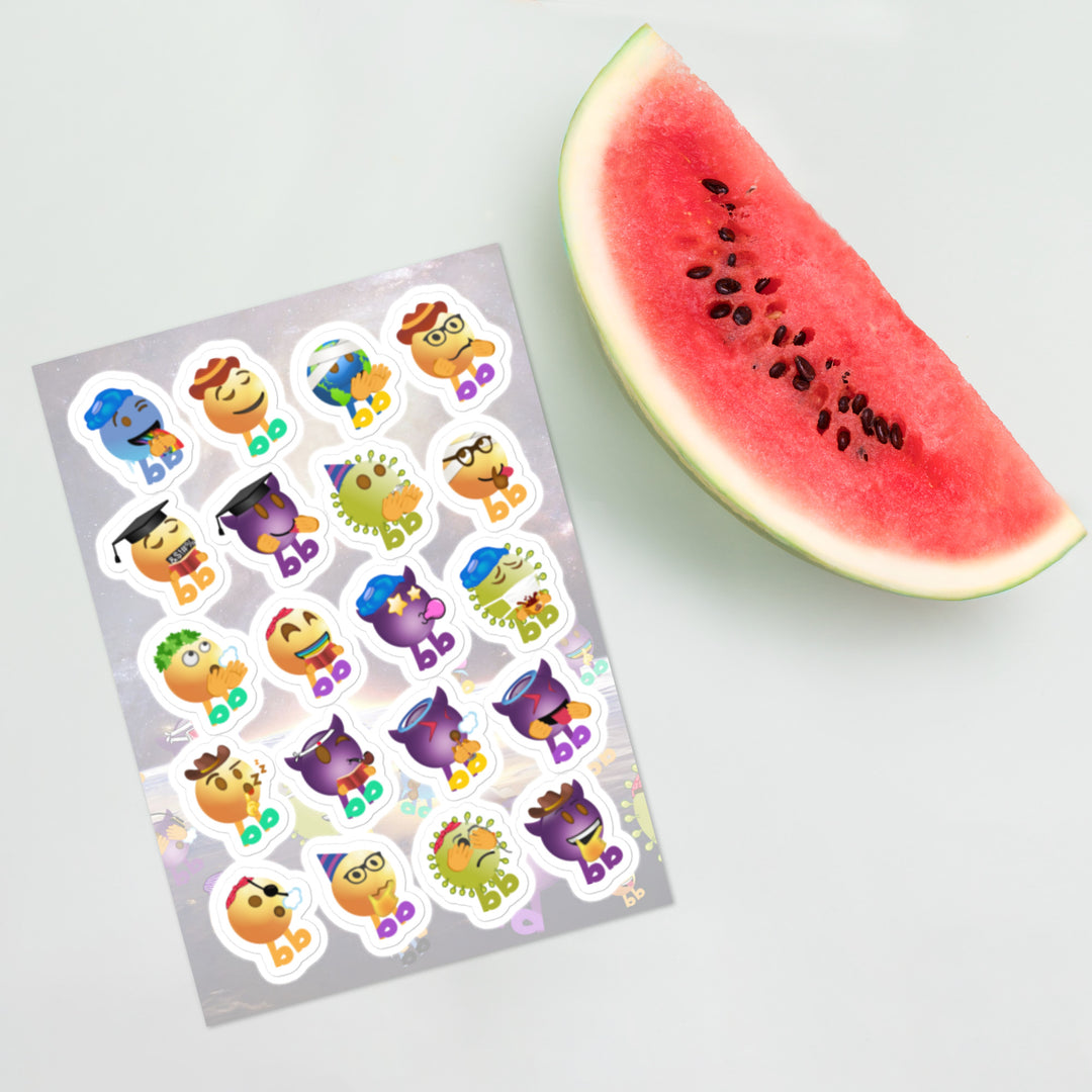 Megabb Buddy Stickers - Emojibb