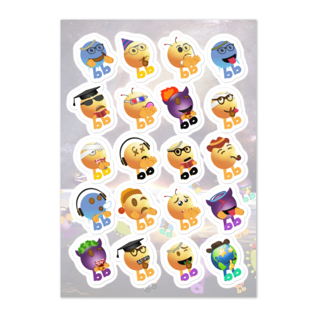 Megabb Buddy Stickers - Emojibb