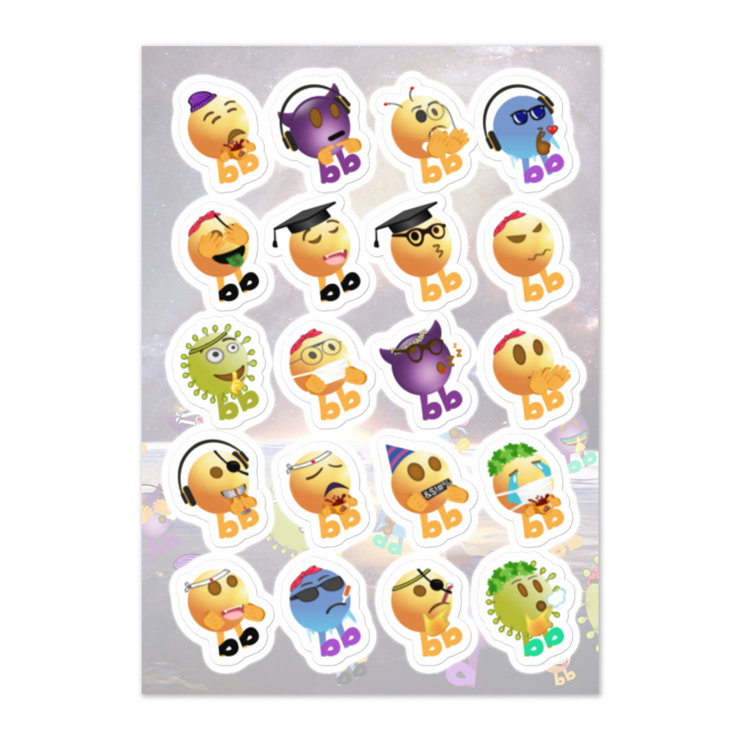 Megabb Buddy Stickers - Emojibb