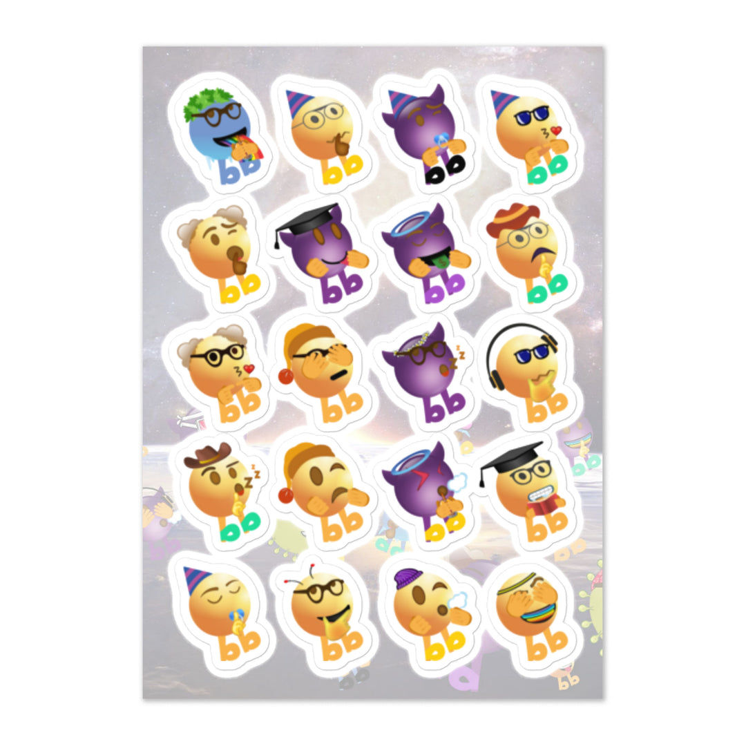 Megabb Buddy Stickers - Emojibb