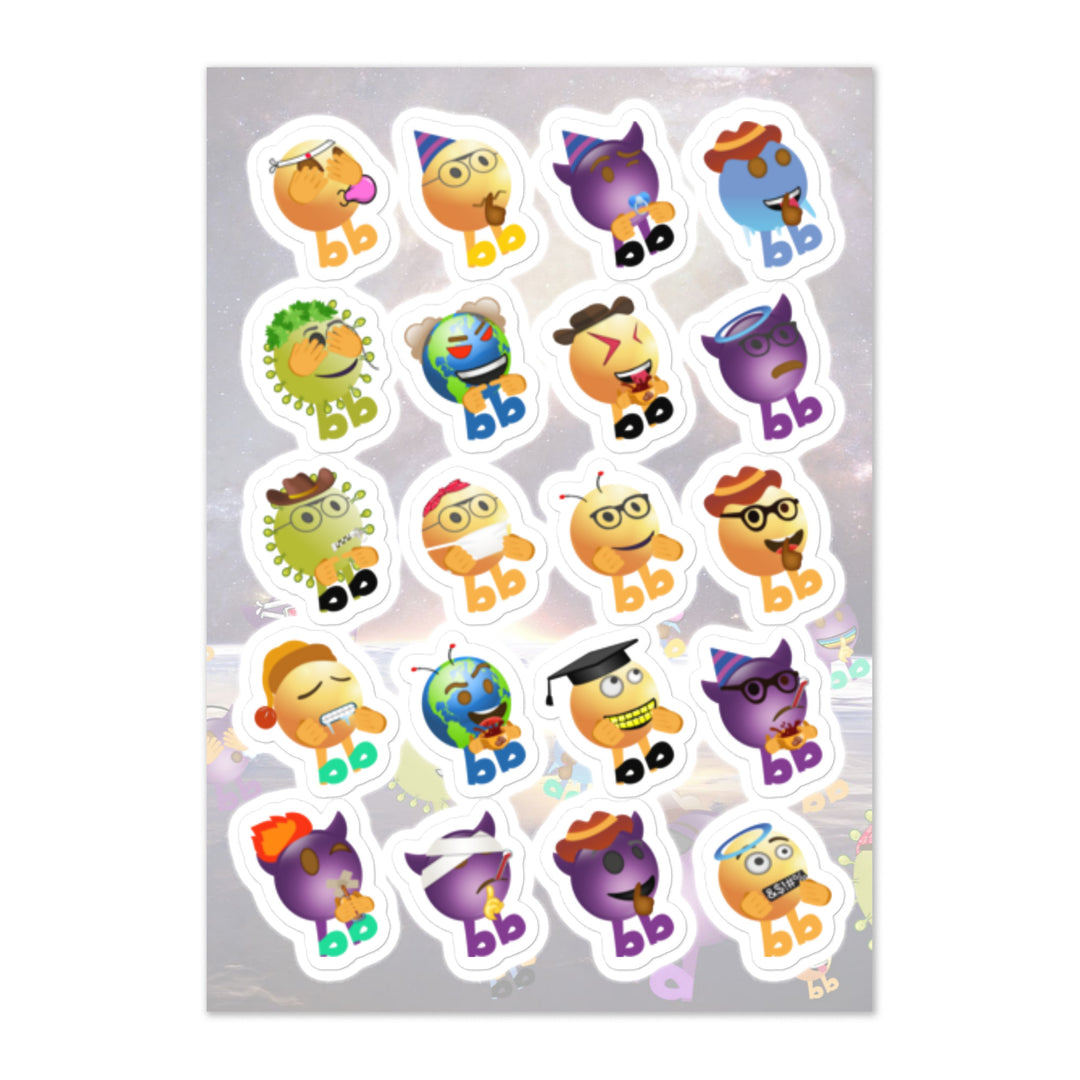 Megabb Buddy Stickers - Emojibb