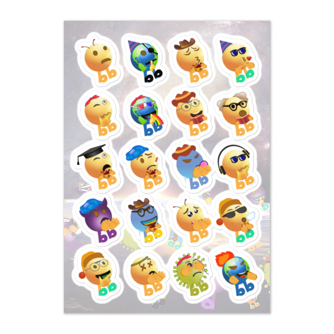 Megabb Buddy Stickers - Emojibb