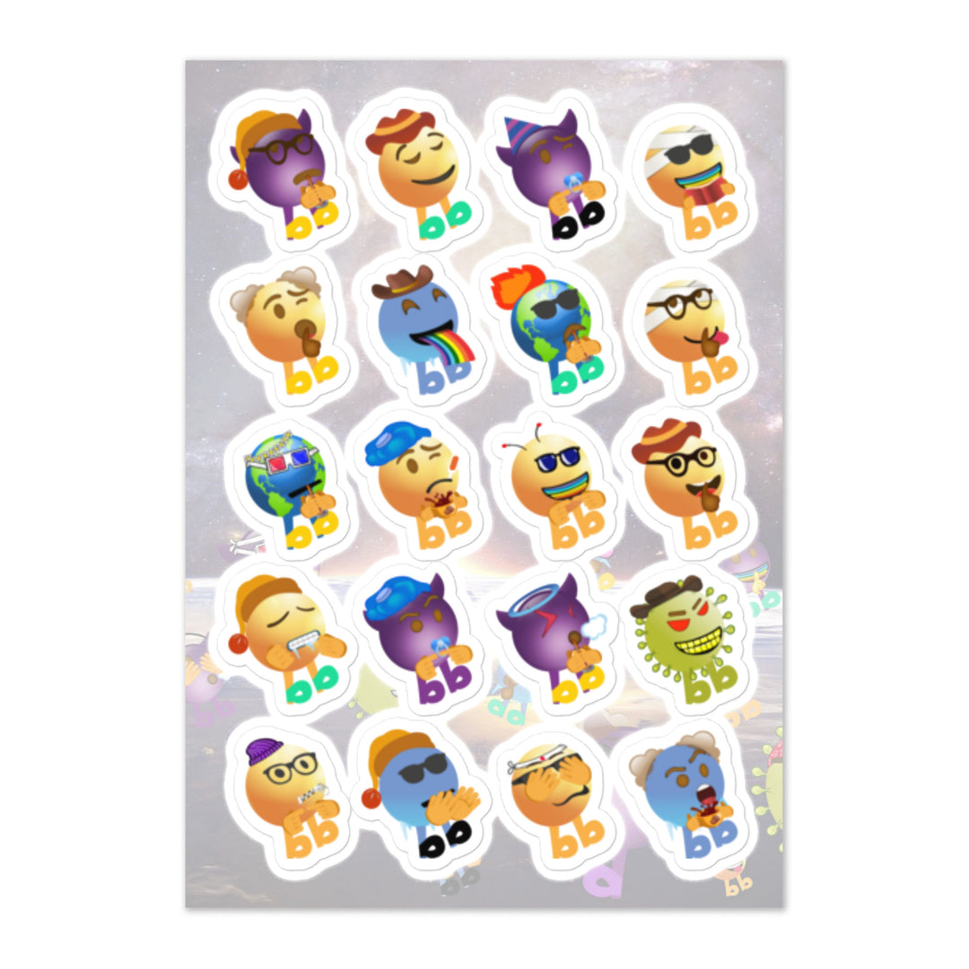 Megabb Buddy Stickers - Emojibb