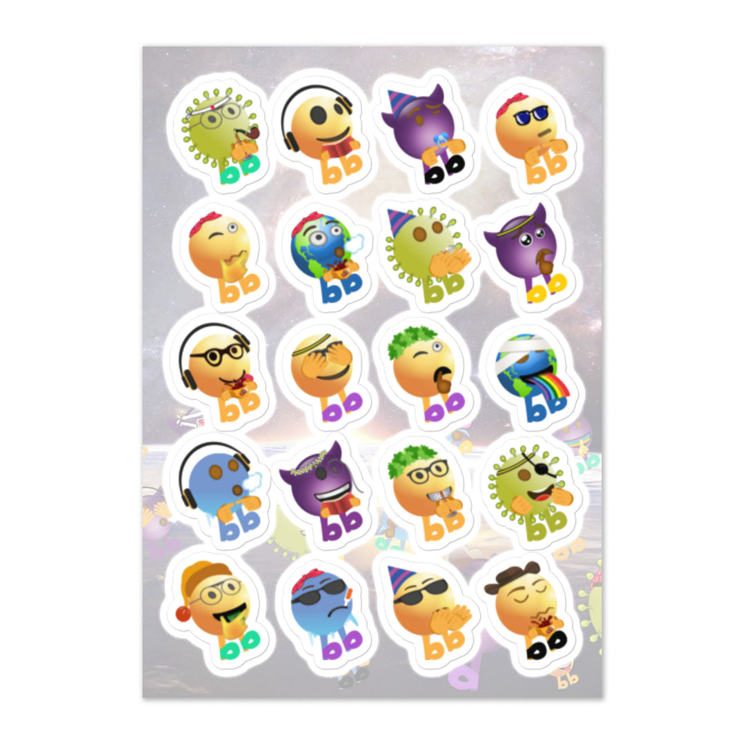 Megabb Buddy Stickers - Emojibb