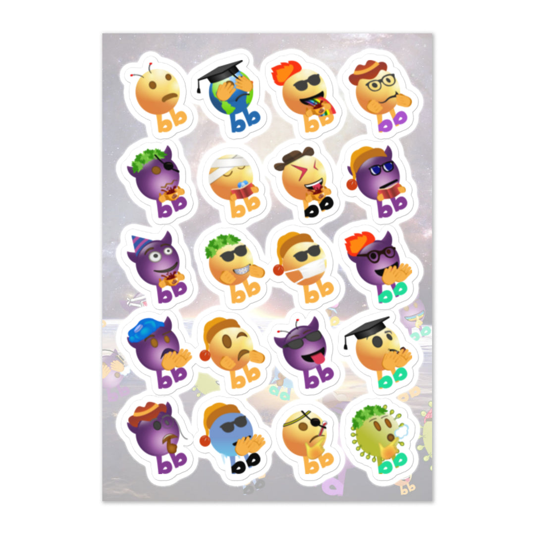 Megabb Buddy Stickers - Emojibb