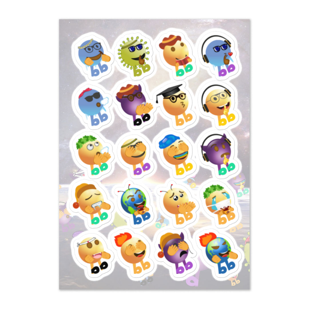 Megabb Buddy Stickers - Emojibb