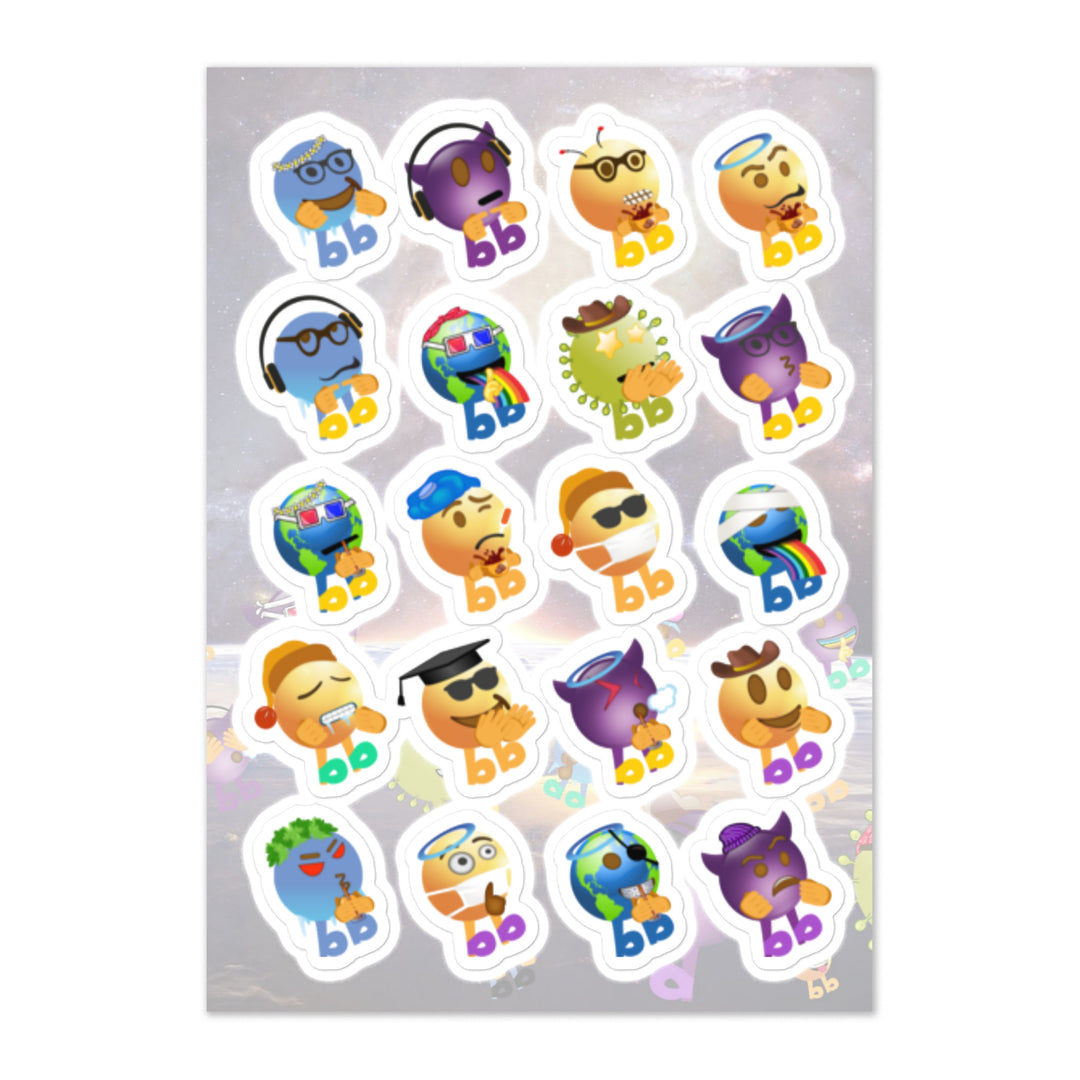 Megabb Buddy Stickers - Emojibb