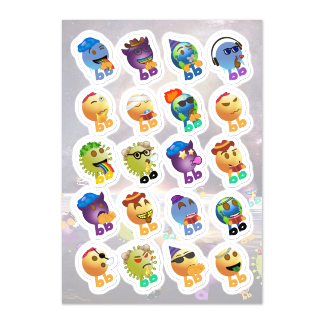 Megabb Buddy Stickers - Emojibb