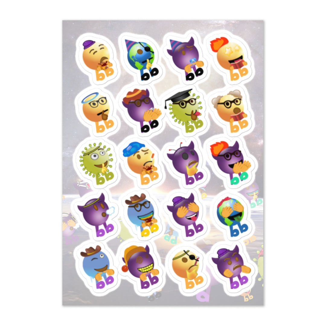 Megabb Buddy Stickers - Emojibb